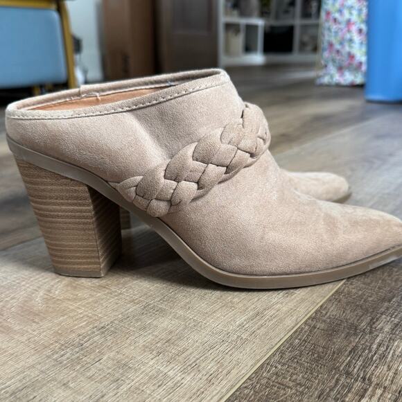 Universal Thread Braided Bootie Taupe Beige Size 10 Women's - Picture 1 of 7